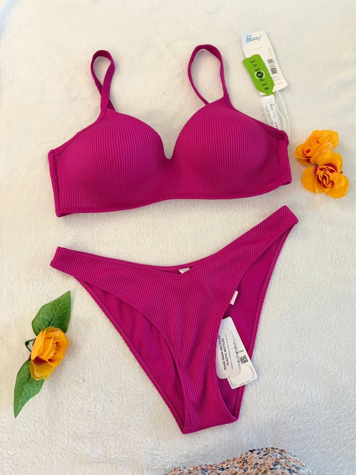 🩷 Maillot de bain Sloggi 2 pièces – Taille L – avec étiquettes 🩷